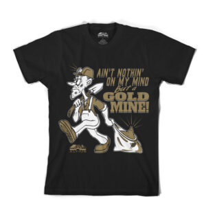 Gold Miner Black and Gold T Shirt