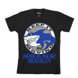 Shark Mentality Racer Blue T Shirt